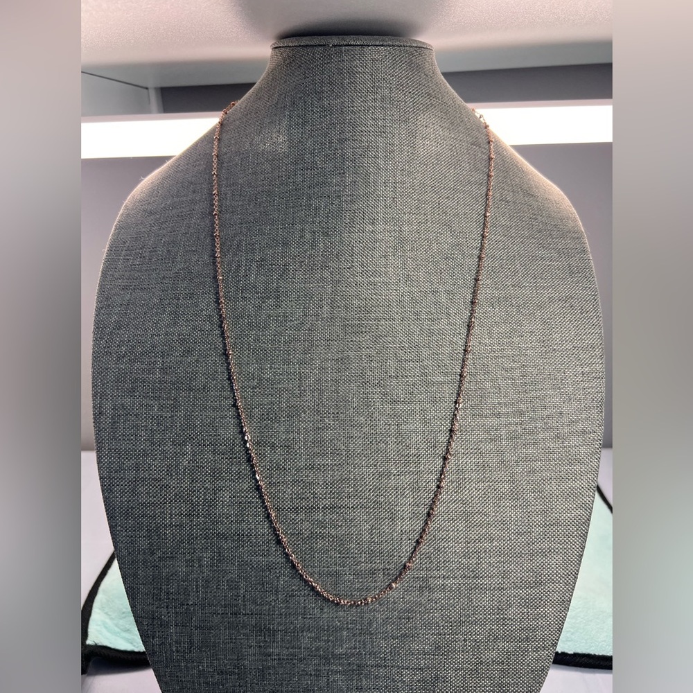 Chic Rose Gold Beaded Necklace